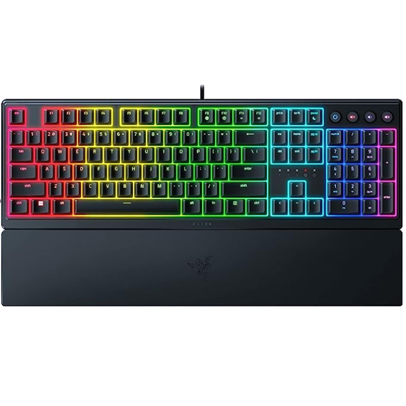 Razer Ornata V3 Gaming Keyboard Low Profile Keys Mecha Membrane Switches