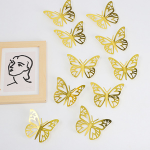 OEM&ODM 3d Butterfly Sticker Printing Girls Bedroom Decorative PVC Wall Stickers