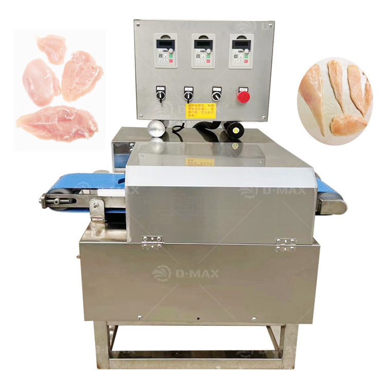 Commercial Industrial Chicken Breast / Chicken Fish Fillet Meat strip cutter chicken cutlet slicing machine