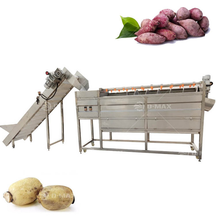 Commercial Use Bubble Tomato Washing Line Drying Machine Corn Fruit Washer Vegetable Onion Washer Cleaning Machine