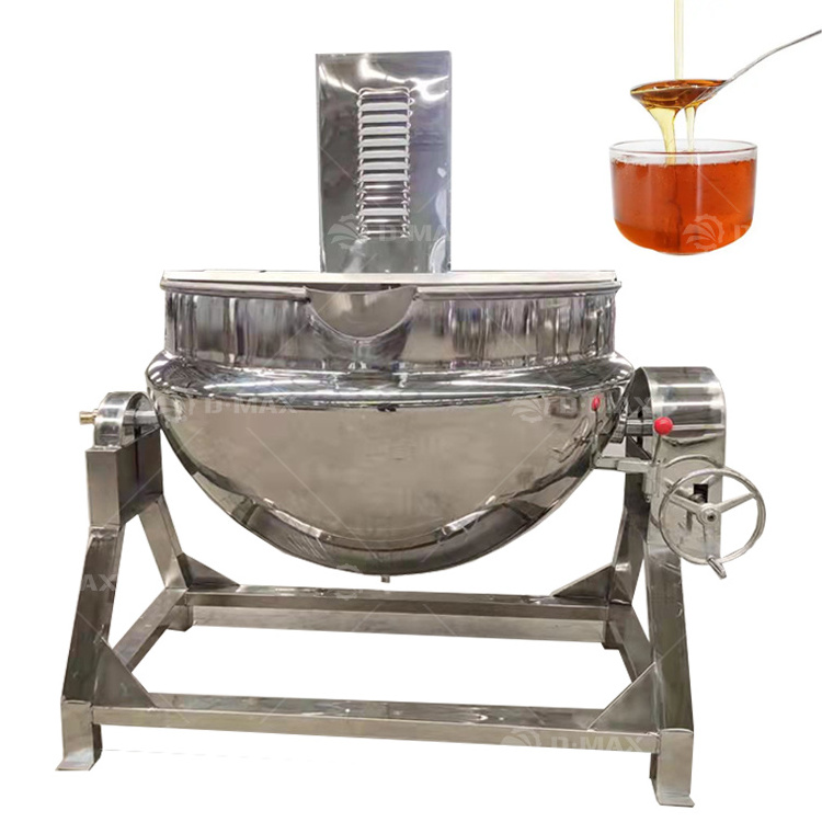 Food industrial use 600l Jam Making Machine Strawberry Jam Cooking Pot Jacketed Kettle For Jam