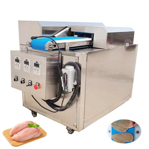 Commercial Industrial Chicken Breast / Chicken Fish Fillet Meat strip cutter chicken cutlet slicing machine