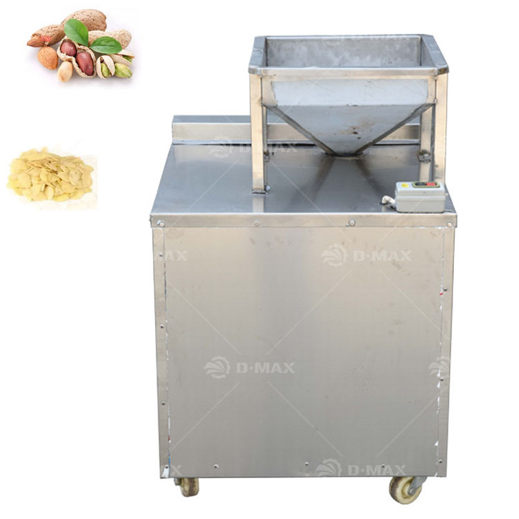 High efficient Pistachio Mincing Almonds Slicing  Peanut Cutter Cashew Nut Cutting Machine walnut Thinning slicer