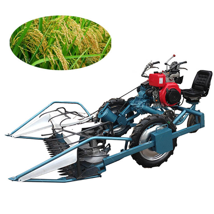 Latest design Reed Straw Grass Harvesting And Bundling Machine cattail Oat Corn Stalk Harvester Binder Diesel Engine