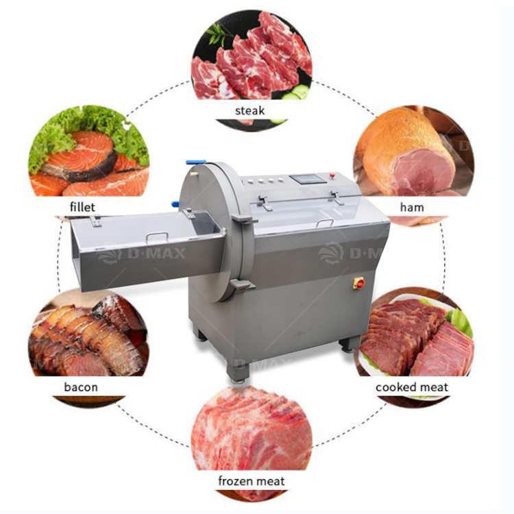 High Quality Cheese Sausage Cutting Chopping Slicing Machine Beef Mutton Pork Chicken Steak Sausage Frozen Meat Saw Machine