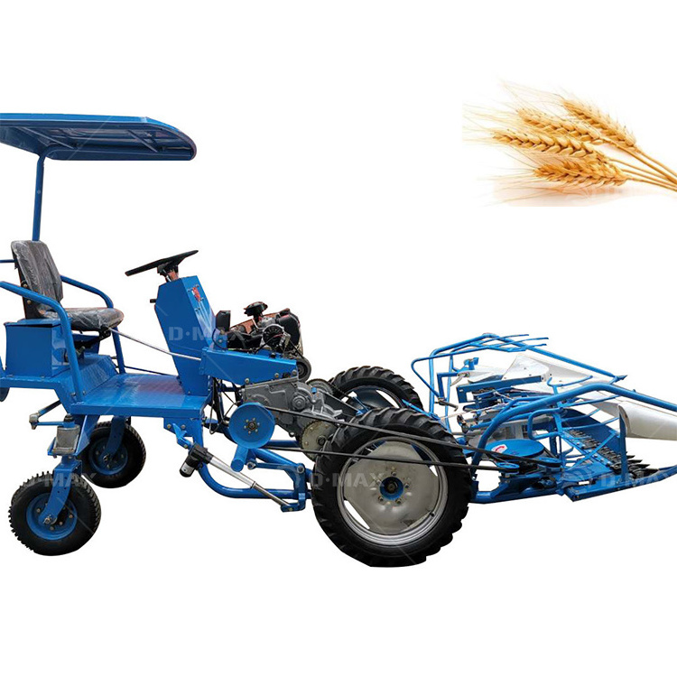 Latest design Reed Straw Grass Harvesting And Bundling Machine cattail Oat Corn Stalk Harvester Binder Diesel Engine