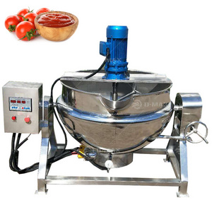 Food industrial use 600l Jam Making Machine Strawberry Jam Cooking Pot Jacketed Kettle For Jam