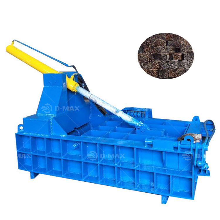 Horizontal Hydraulic Iron Scraps Block Recycling Pressing Machine Waste Steel Metal Compactor Baling Press