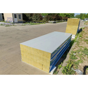 metal roof panels prefab rockwool/eps foam wall panels/boards