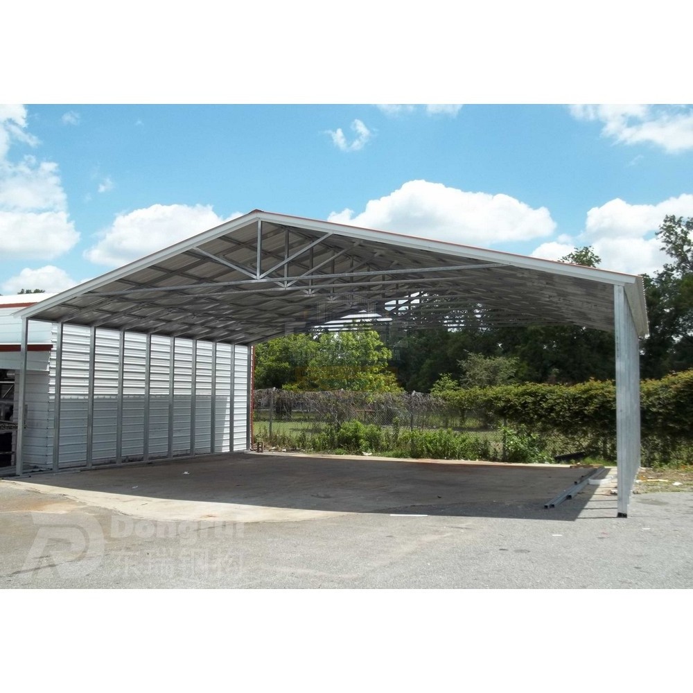 diy steel frame garage prefab steel structure car parking sun shed building for sale