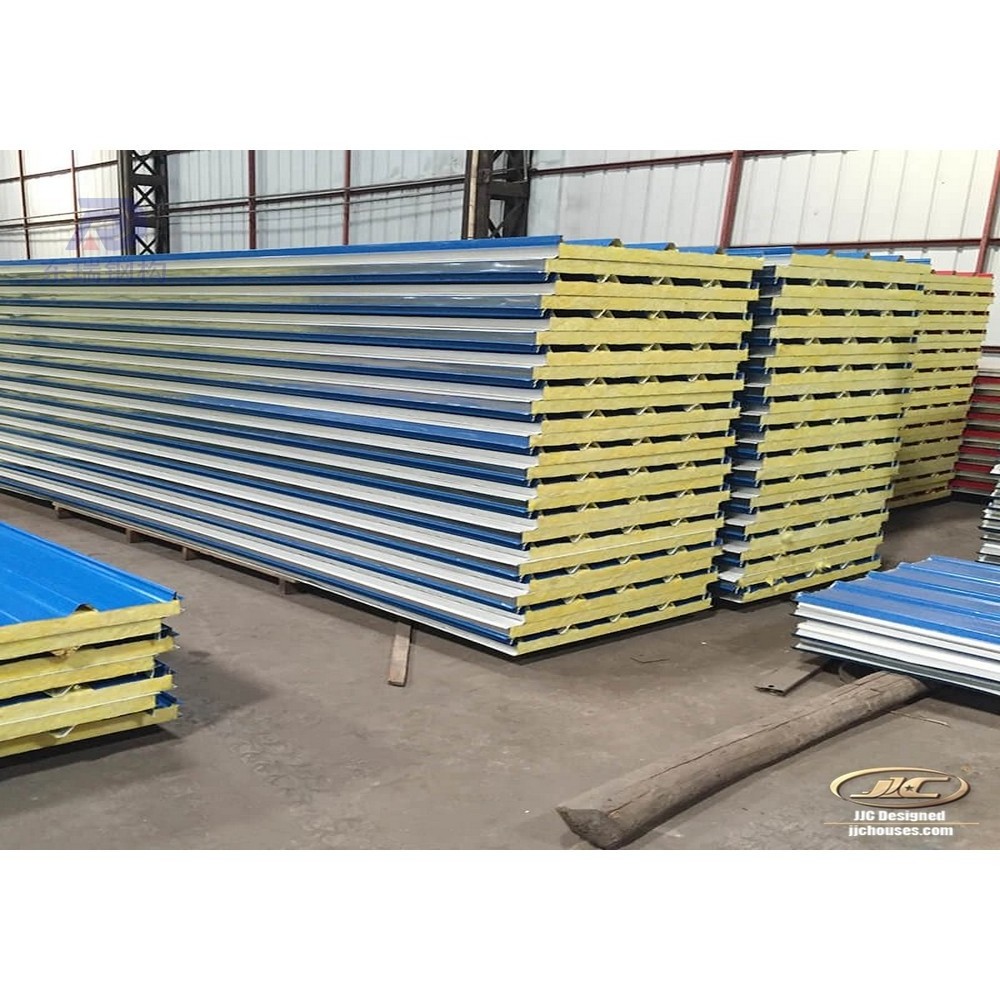 metal roof panels prefab rockwool/eps foam wall panels/boards