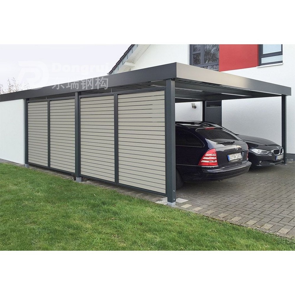 customized design steel structures car parking metal shed building homes kit for sale