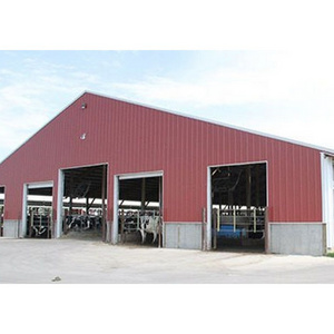 steel structure poultry cow farm shed low cost cattle shed house