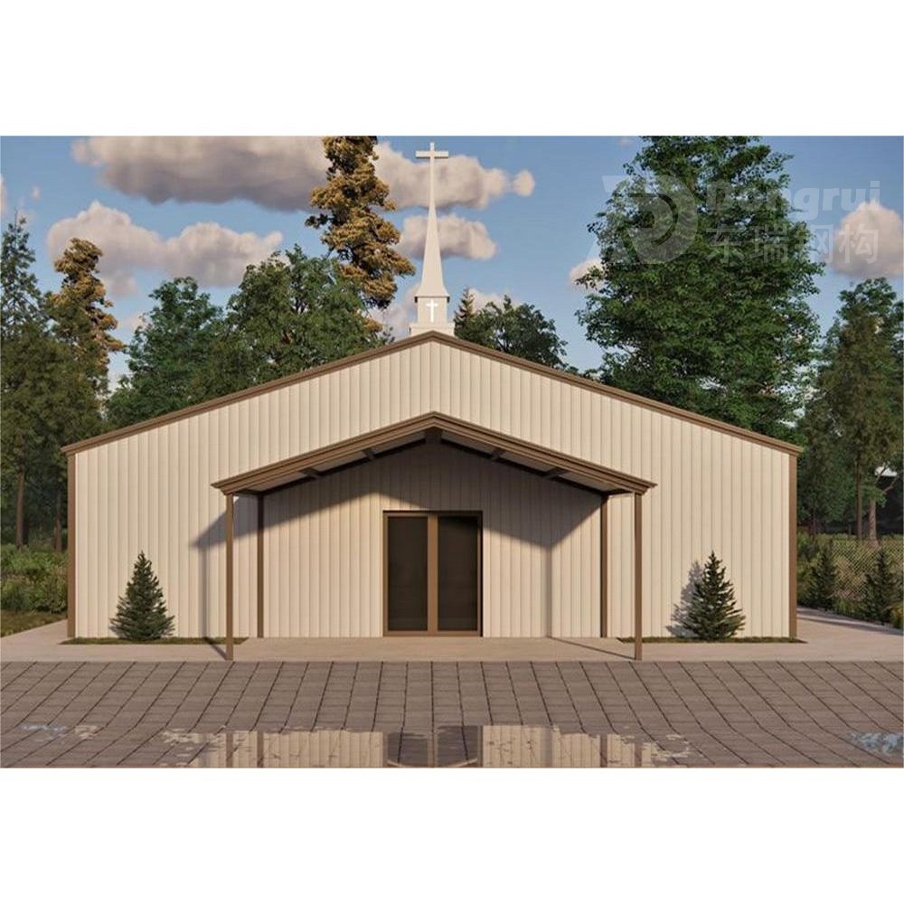 customized design small steel structure church metal construction building