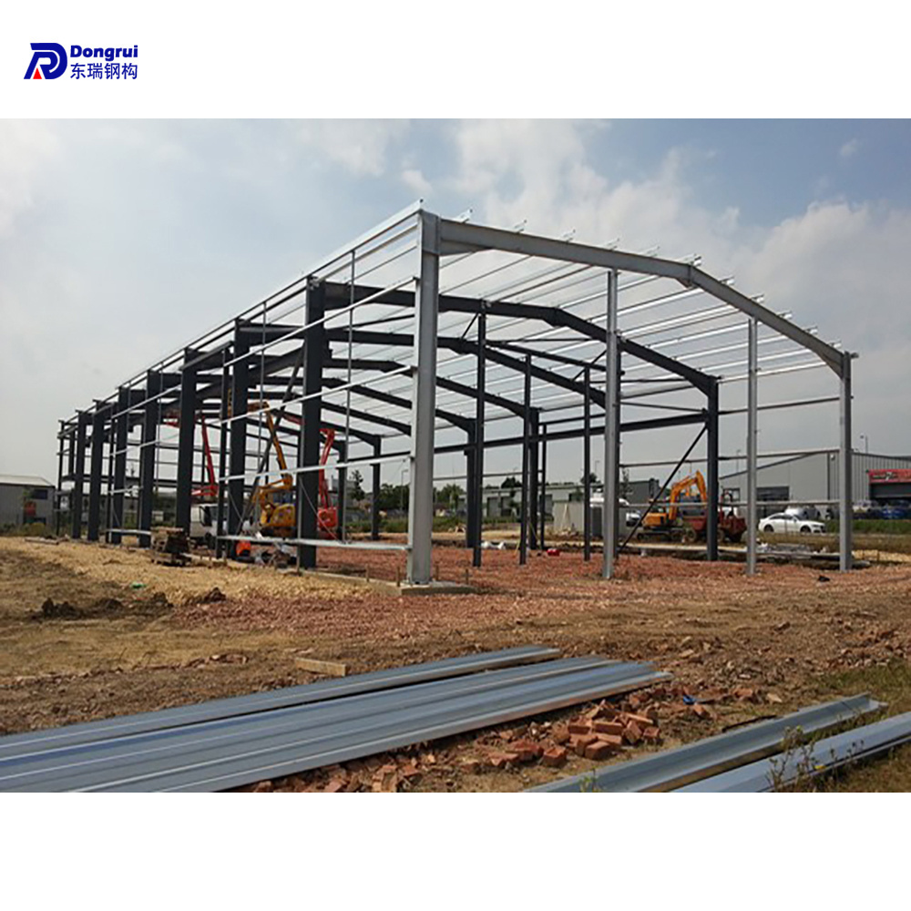 low cost modern light prefab construction steel structure buildings farm barn house dairy cow shed cattle building