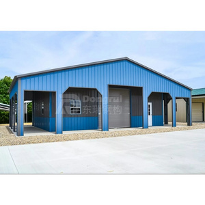 20x30 steel structure garage building prefab metal carport construction building