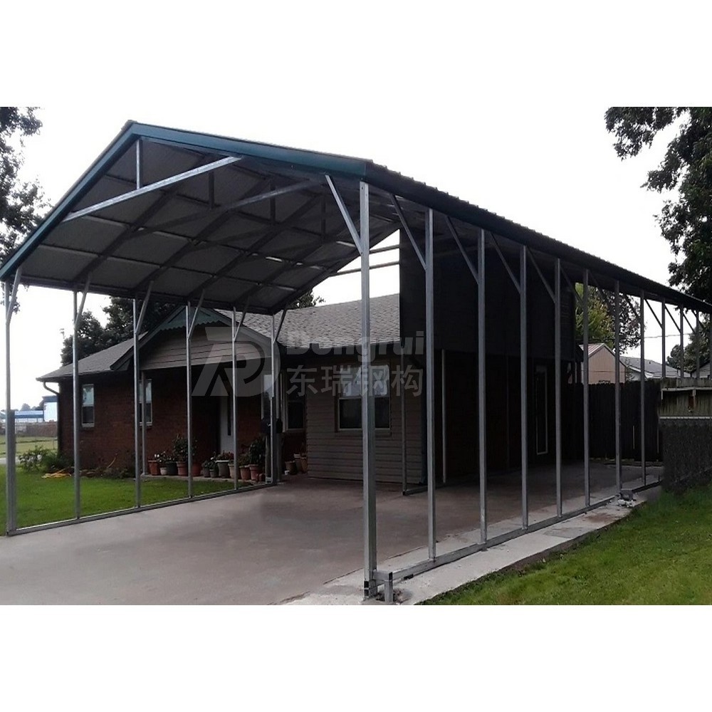 20x30 modern steel canopy & carport metal buildings prefab light steel structures garage car