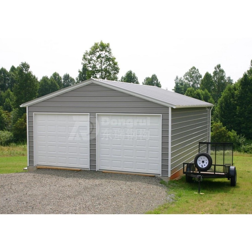 20x30 steel structure garage building prefab metal carport construction building