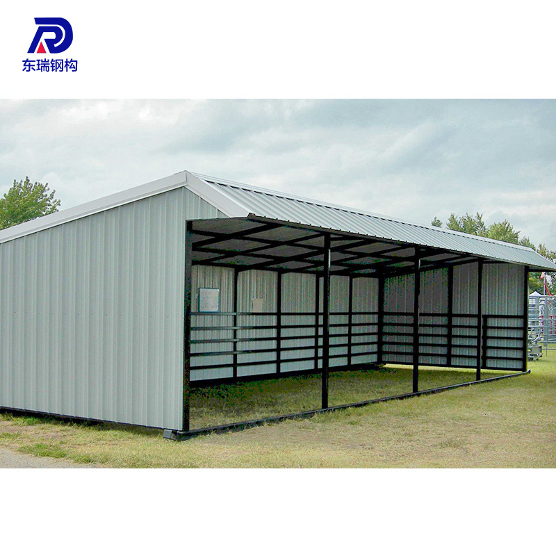 Fast assembled steel structure car parking shed roof design steel garage