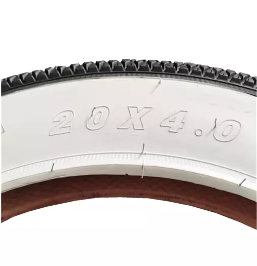 20X4.0 24X4.0 26X4.0 fat tire for electric bicycle or fat bike white side wall tires