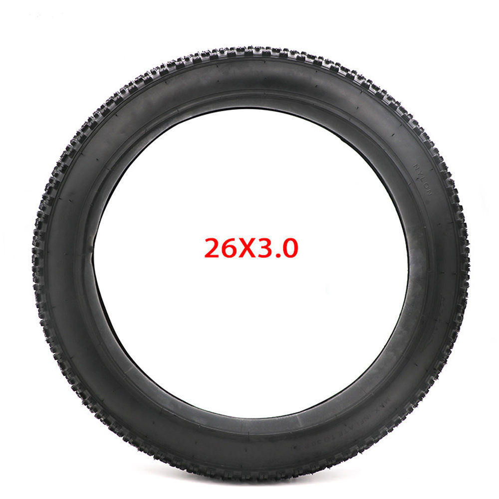 Bicycle outer tire 20/26 inch wide cover tyre Snowy bike fat tires 3.0/4.0 Beach bike off-road widened covering accessories