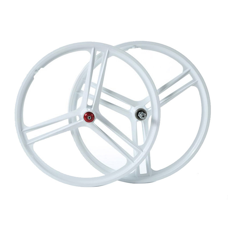 Bicycle Wheel Rim 20 Inch Mag Wheel Folding Bike Rim Tricycle Rim Bike Wheelset Bicycle Tricycle Wheel Integrated 3 Spoke