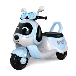 Factory direct supply  Cute Popular Children Baby Ride On Car Toy 3 Wheels Pink Blue Electric Motorcycle for Small Kids