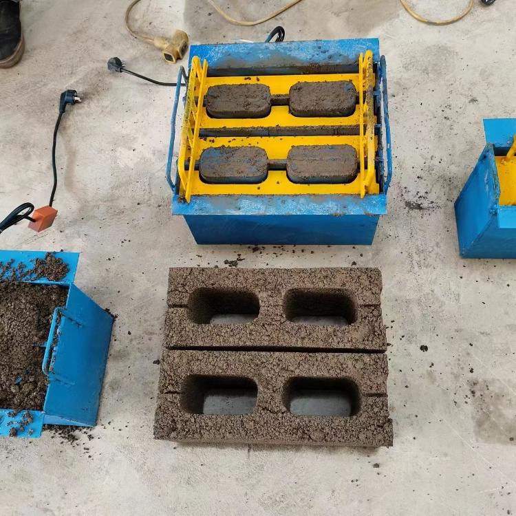 Hollow Soil Concrete Brick Mould Making Machinery Interlocking Paving Block Moulding Machine