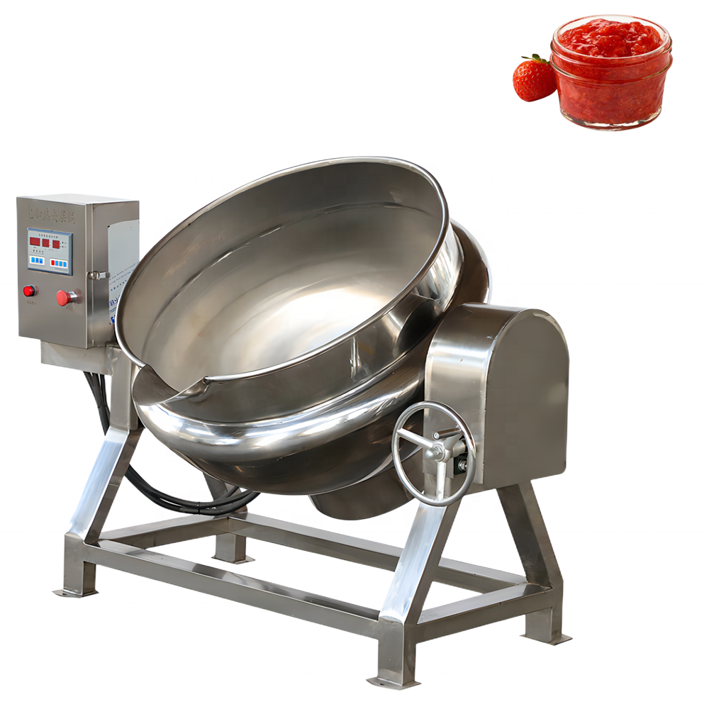 DZJX 10l 1000 l Electric Steam Copper Jacketed Kettle With Mixer still Jacket Cooking Kettle Pot Boilers With Agitator