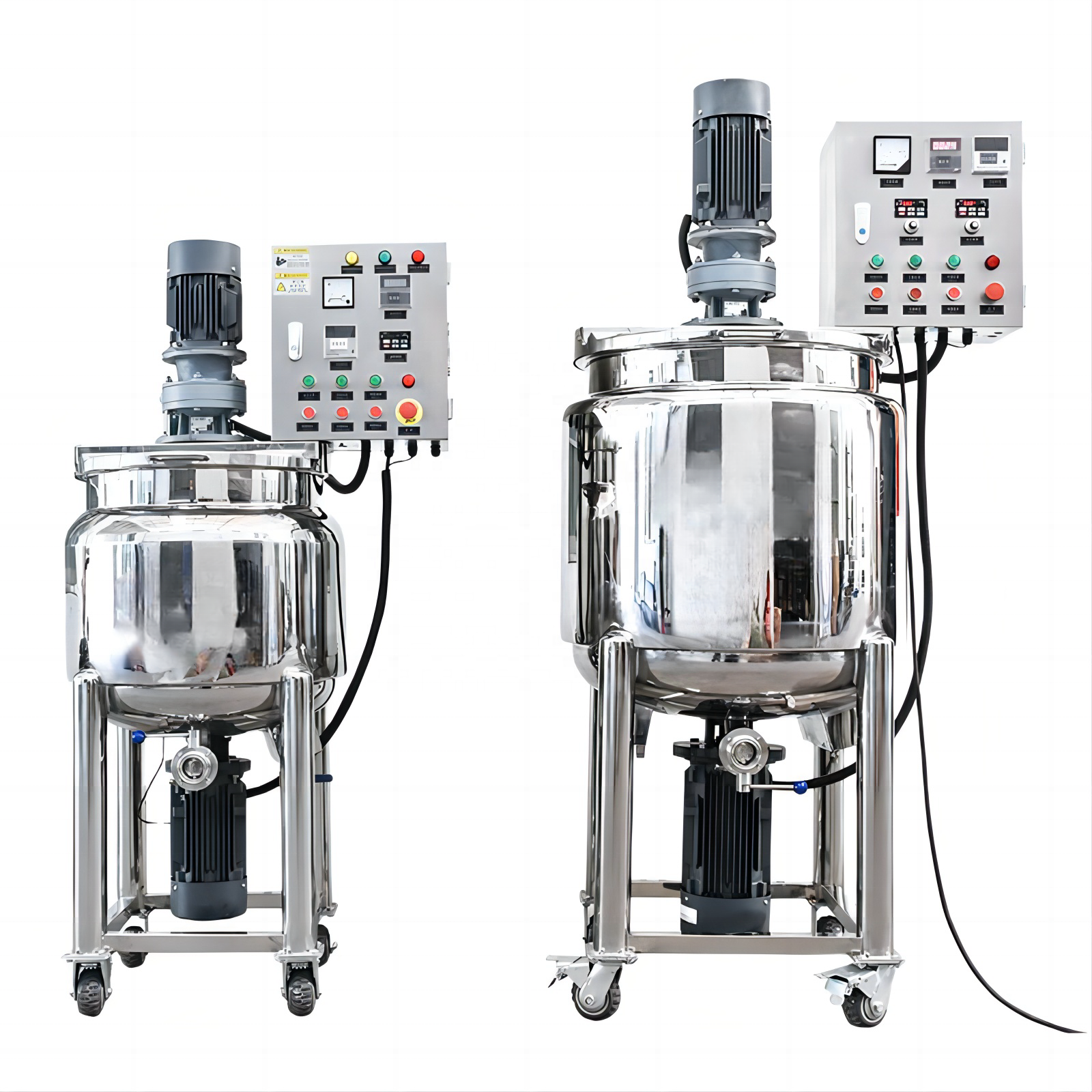 DZJX 50L 100L 200L 300L 500L 1000L Factory Price Double Jacket Stainless Steel Mixing Tank Double-Layer Electric Heating Mixer