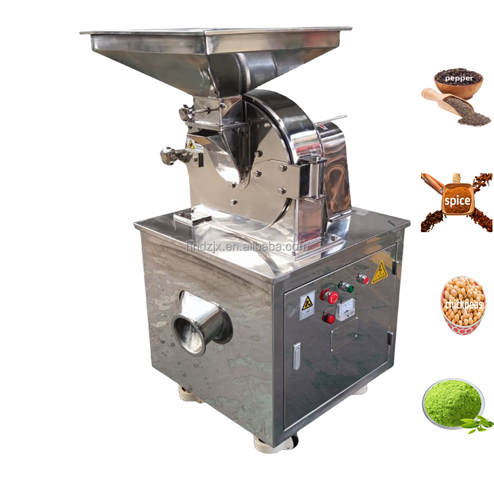 DZJX Dry Pepper Powder Grinding Machine Industrial Grinder For Herbs Ginger Chickpeas Turmeric Chili Spice Sugar Pulverizer