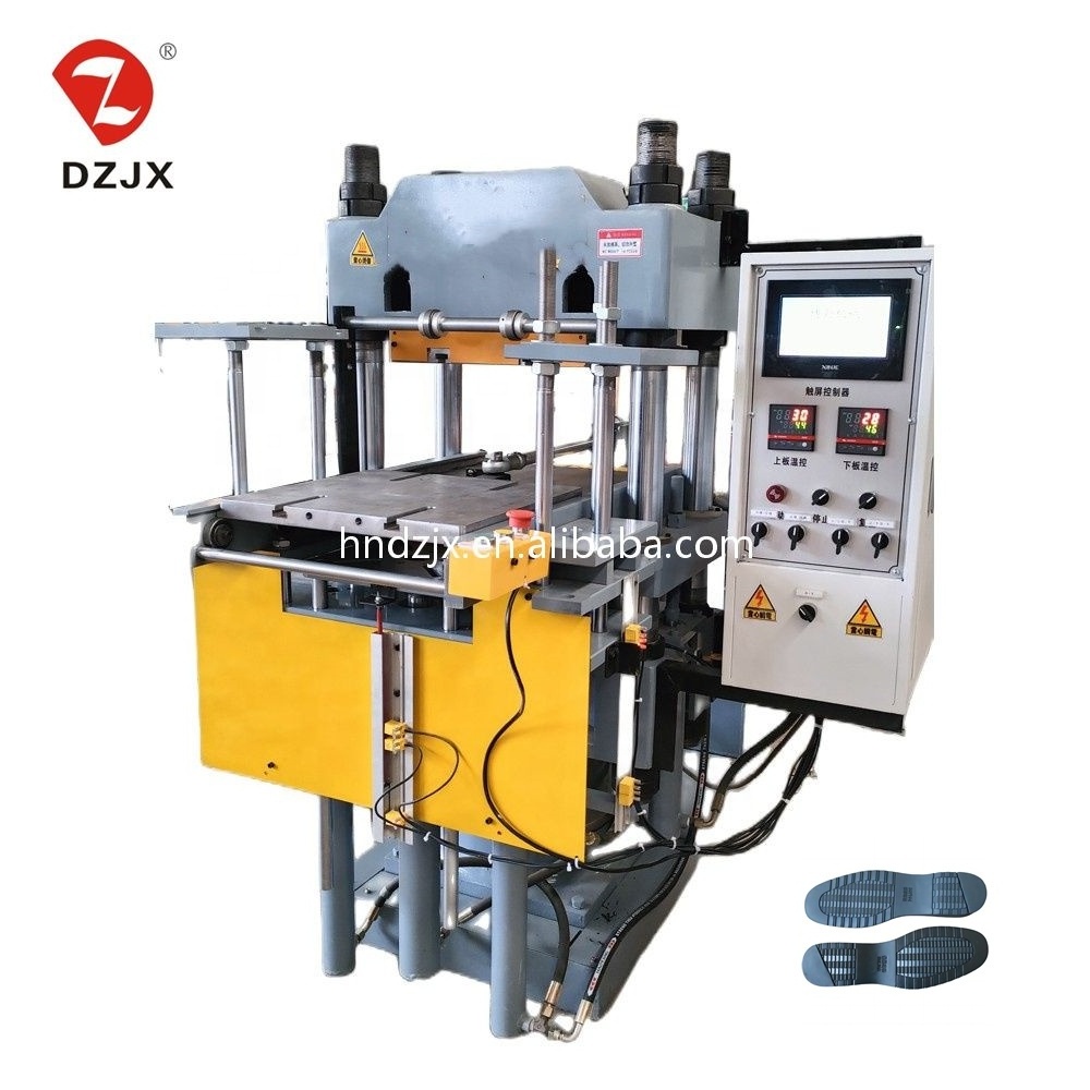 DZJX Automatic Hydraulic Vulcanization Machine Rubber Silicone O Ring Vulcanizing Press Machine Soccer Ball Vulcaned Machine