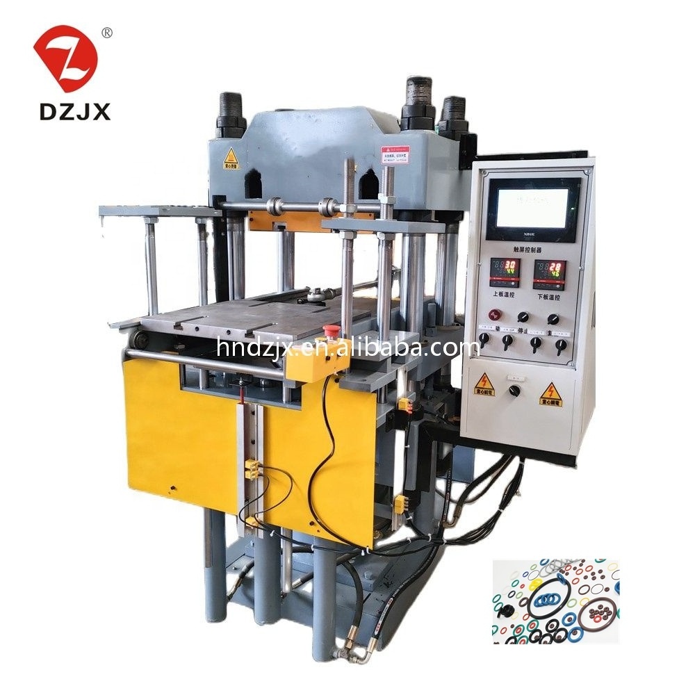 DZJX Automatic C Type 100Ton Hydraulic Vulcanization Machine Rubber Silicone O Ring Vulcanizing Pressing Machine