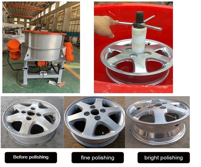 vibratory wheel rim polishing machine rim vibratory polishing