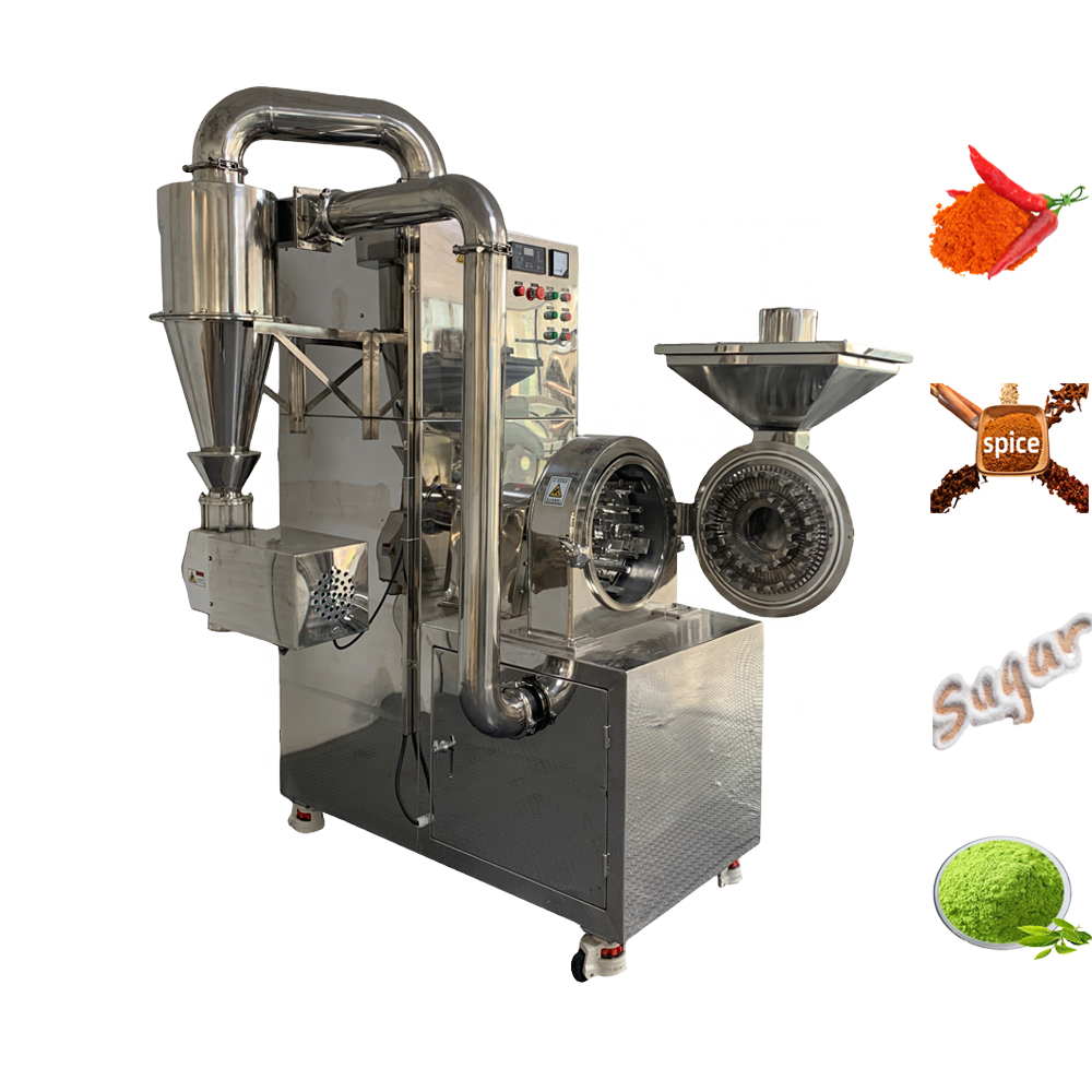 DZJX Industrial Nutmeg Pigment Cocoa Spices Herbs Dry Fish Powder Grinder Seaweed Grinding Machine Seasoning Pulverizer