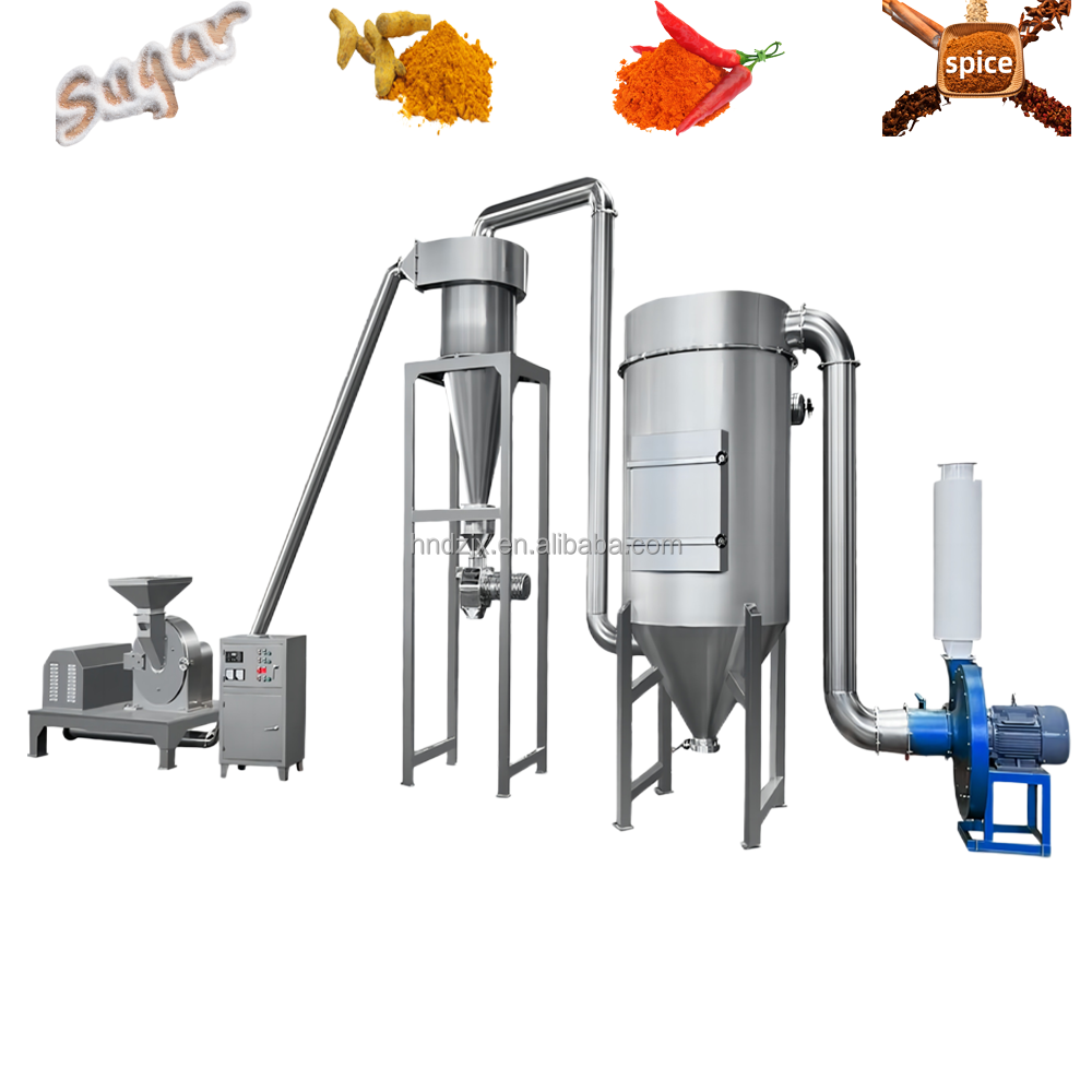 DZJX Industrial Dried Chili Kava Root Grinding Machine Herbs Seasoning Pulverizer Cumin Seeds Powder Grinder