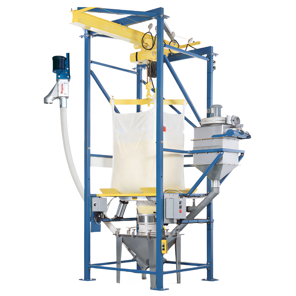 DZJX 1 2 3 4 Tons Bulk Bag Unloading Cement Packing Jumbo Bag Unloaded Big Bag Unloading Station