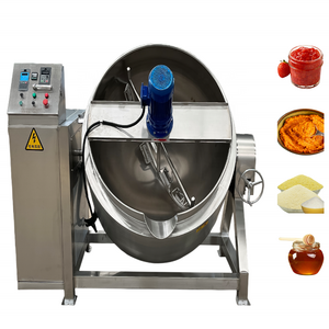 DZJX 10l 1000 l Electric Steam Copper Jacketed Kettle With Mixer still Jacket Cooking Kettle Pot Boilers With Agitator