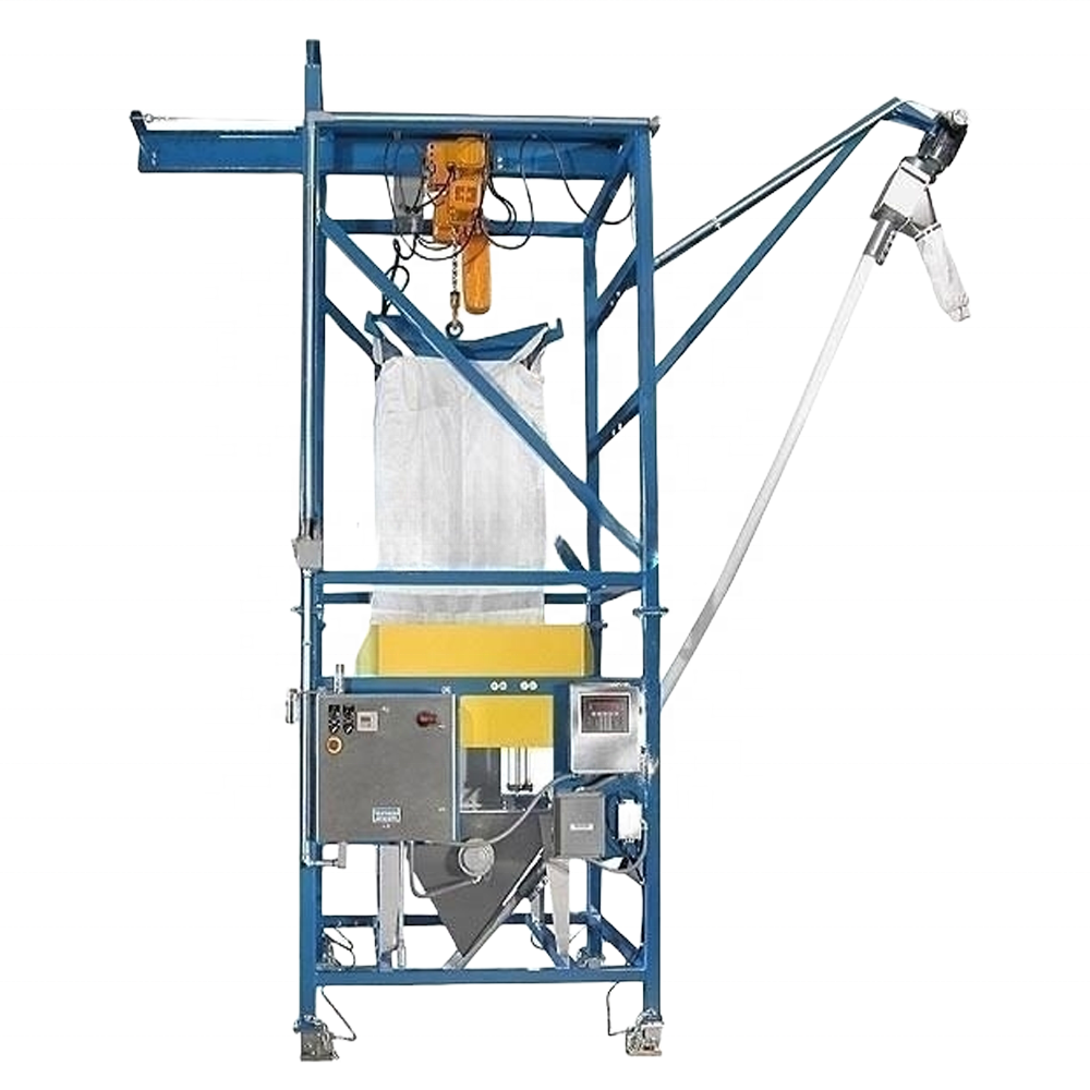 DZJX 1 2 3 4 Tons Bulk Bag Unloading Cement Packing Jumbo Bag Unloaded Big Bag Unloading Station