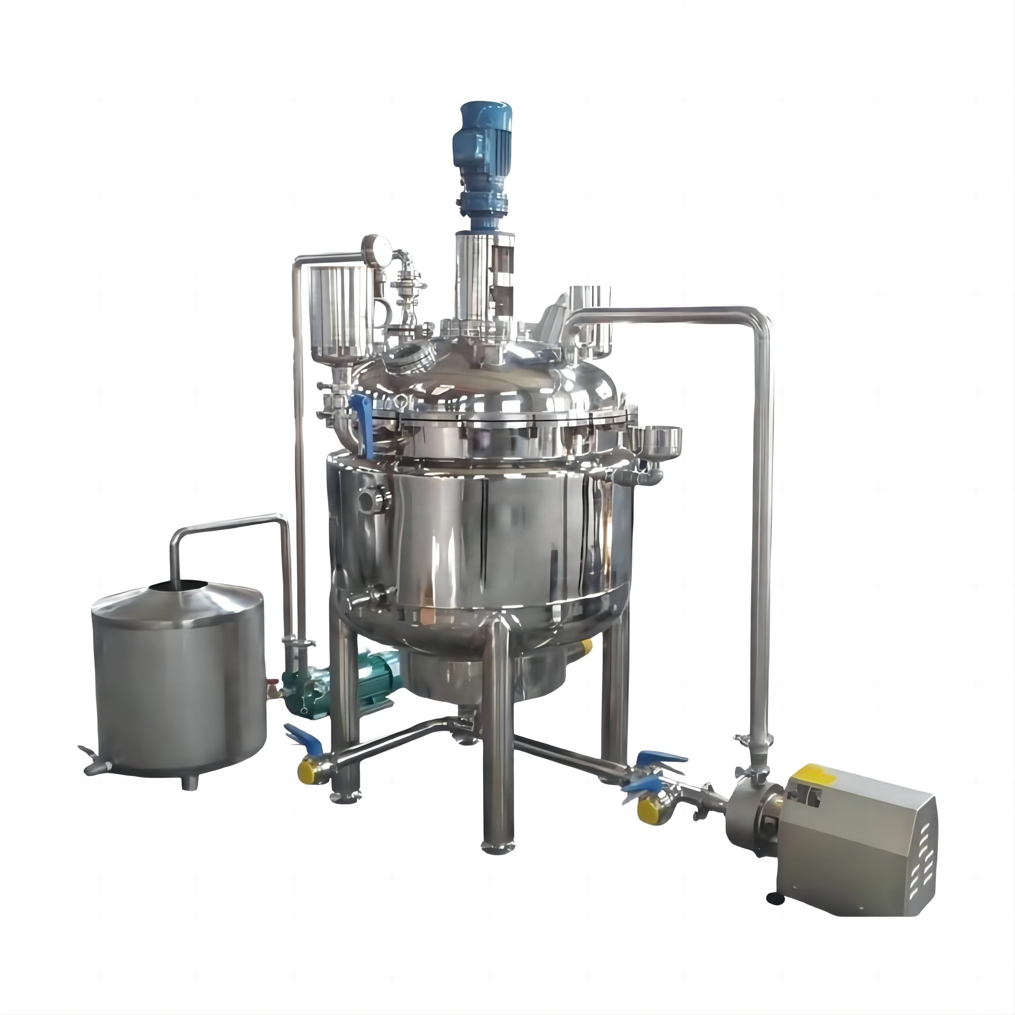 DZJX 50L 100L 200L 300L 500L 1000L 2000L 3000L 5000L Nutrients Fertilizer Mixing Tank Steam Heating Jacketed Blending Tank