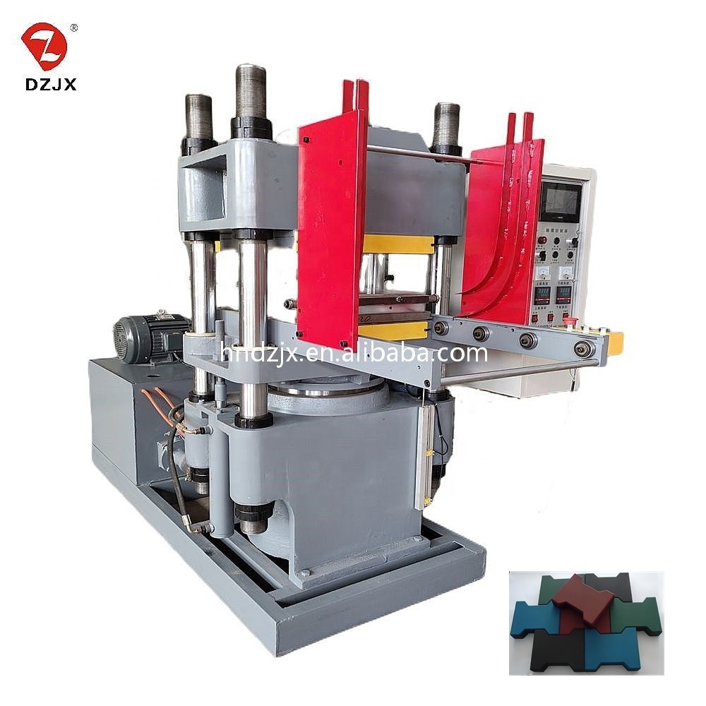 DZJX Automatic Hydraulic Vacuum Vulcanization Machine Rubber Silicone O Ring Heating Element Vulcanizing Press Molding Machine