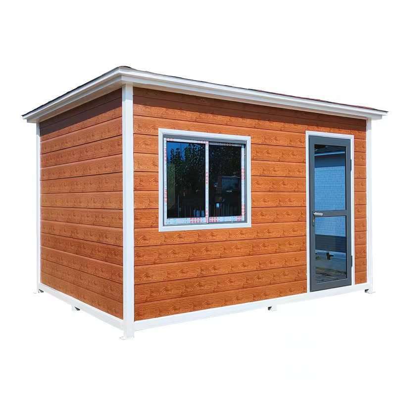 China made log cabin kits prefab house building site worker accommodation dormitory mobile board room foldable