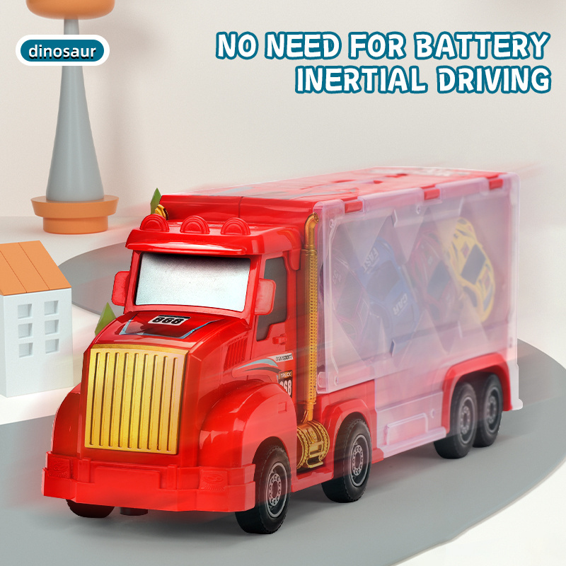 Transport Car Toy Car Toys Die Cast Carrier Truck Vehicles Toy Storage Gift Box Portable  for Boys and Girls age 3-10 yrs