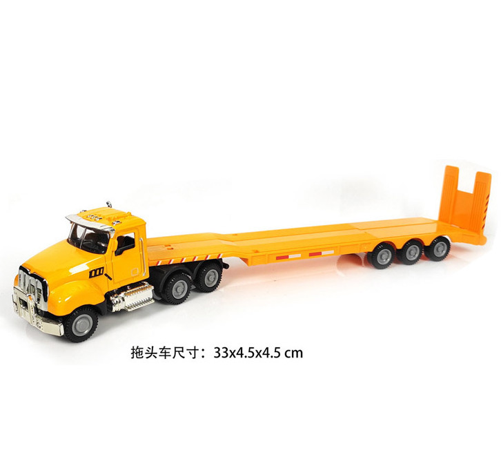 Hot Selling Free Wheel Mini Tractor Metal Truck Toy with diecast toy Engineering Truck