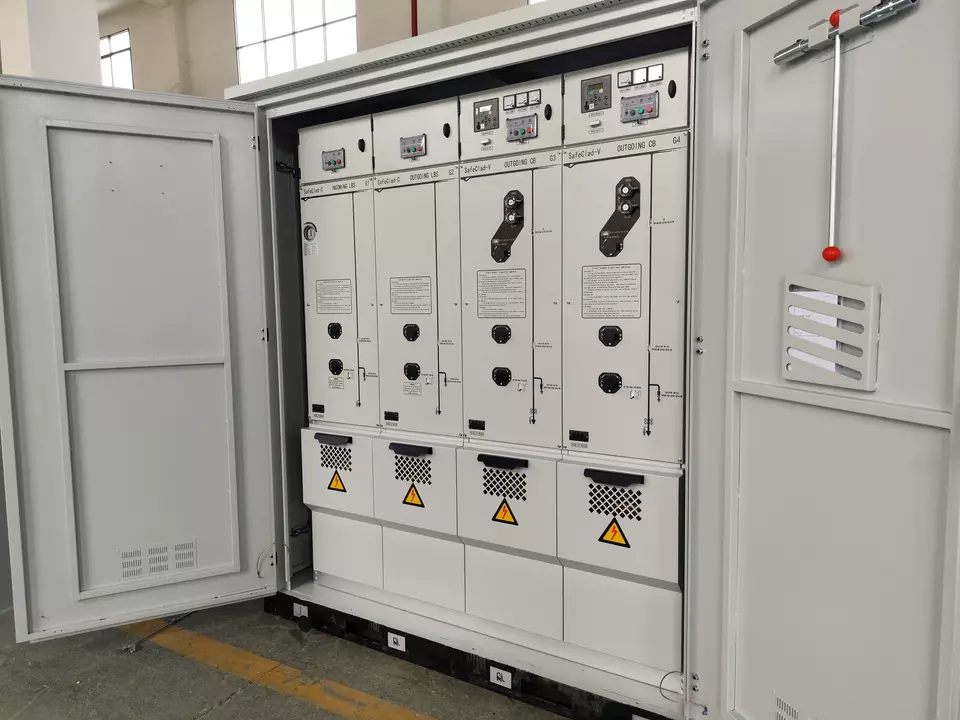 Switchgear Electrical High Medium Voltage Switchgear 24KV Main Switchboard SF6 RMU Ring Main Unit Switchgear