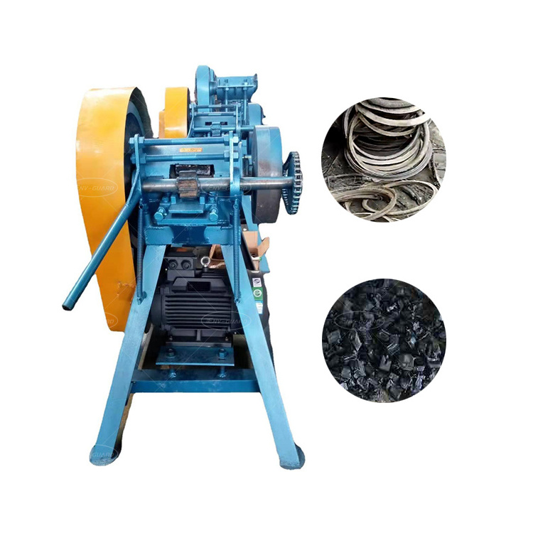 Truck Tire Cutter Waste Tyre Cutting Machine To Get Rubber Powder Cost For Tyre Recycle