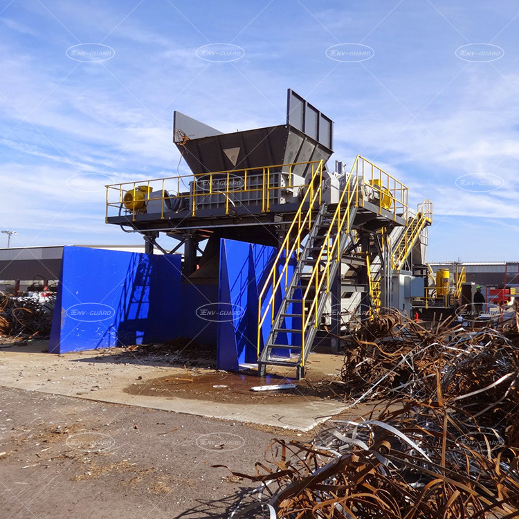 Copper Scrap Shredder Industrial Tin Can Crusher Machine Used Metal Radiator Shredder Recycling For Sale