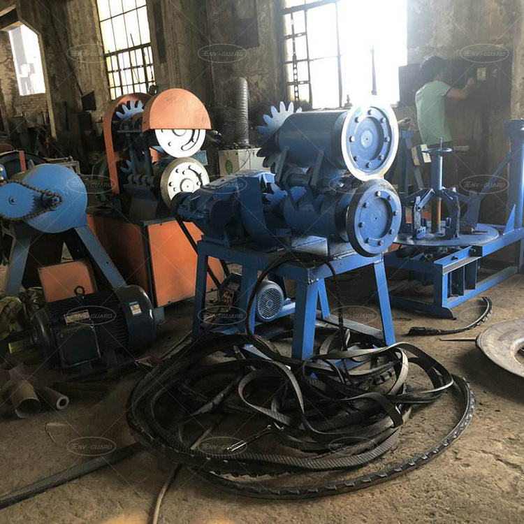 Used Tyre Recycle Waste Tyre Rubber Sheet Making Tire Cutting Machine Machine Price