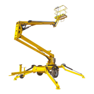 High Building Window Cleaning Cherry Picker 30m Spider Boom Lift Crane Man Basket for Sale