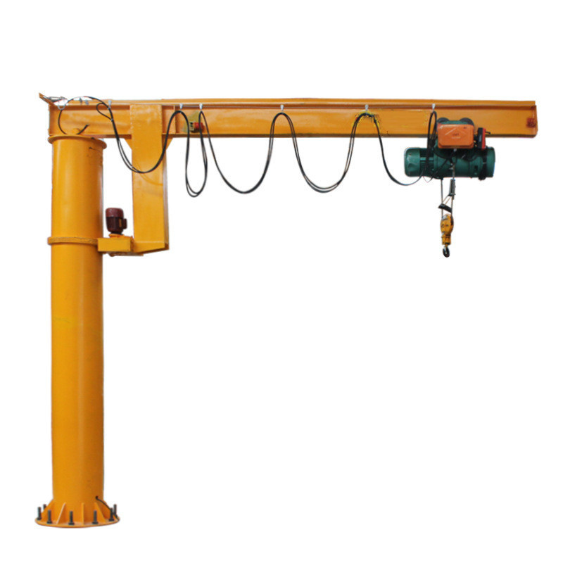 Electric hydraulic cylinder cantilever free standing wall mounted jib crane 2ton 5 ton price